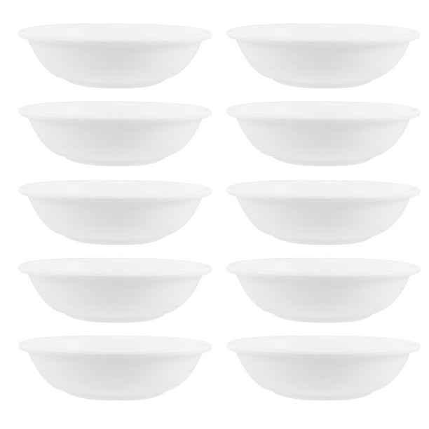 20 mini tazones de plástico para salsa, platos pequeños para aperitivos, salsas de barbacoa, vinagre, especias, salsas, vajilla de cocina para sushi