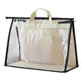 thumbnail image 2 of D-GROEE Handbag Storage Handbag Organizer Purse Protector Storage Bag Dust Cover Bag Transparent Anti-dust Purse Storage Bag for Hanging Closet with Zipper and Handle, 2 of 7