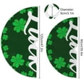 thumbnail image 3 of GZHJMY St. Patrick's Day Clover Christmas Tree Skirt Tree Skirt for Holiday Party Home Christmas Day Ornaments, 47.2", 3 of 6