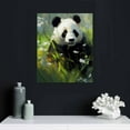 thumbnail image 5 of COMIO  Panda Canvas Wall Art Animal Pictures Wall Decor Cute Panda Painting Print Room Bedroom Bathroom Decor, 5 of 5