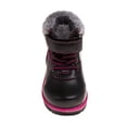 thumbnail image 4 of Beverly Hills Polo Club Toddler Girls Faux Fur Lace-Up Boots, Black, 4 of 7