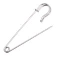 thumbnail image 5 of Spencer 10PCS Large Safety Pins, 3 Inch Heavy Duty Safety Pins Assorted, Big Safety Pins for Clothes, Metal Spring Lock Pins for Blanket Crafts Skirts Kilts Brooch Making, Silver, 5 of 9