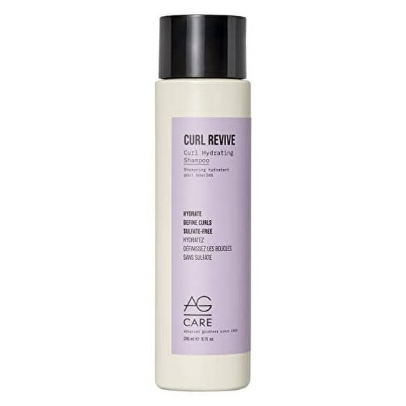AG Care Curl Revive Protein Shampoo with Keratin Amino Acids - Ultra-Hydrating Thickening Shampoo for Defined, Healthy Curls, 10 Fl Oz