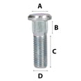 thumbnail image 4 of 5/8" UNF Replacement Wheel Studs for Trailer Suspension Hubs Hub Pack of 5, 4 of 4