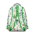 thumbnail image 4 of Floral and Leopard Print School Backpack for Students Durable, Adjustable Strap Students’s Bag with Tropical Flower and Leaves Design for Travel and Outdoor Use, 4 of 5