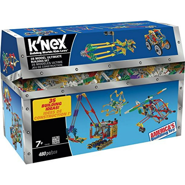 K Nex 35 Model Building Set 480 Pieces For Ages 7 Construction Education Toy Walmart Com
