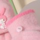 thumbnail image 3 of Anime Sanrioed Children's Plush Gloves Melody Kuromi Kawaii Girls Cartoon Mittens Warm Soft Flip Cover Dual Purpose Outdoors, 3 of 5