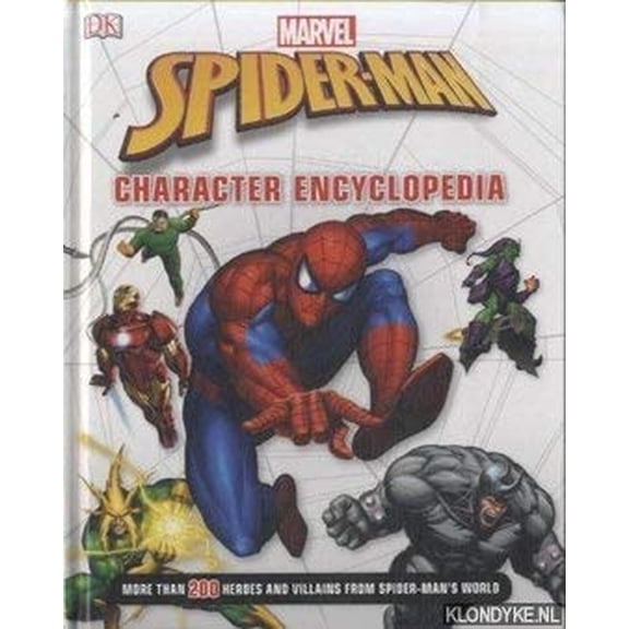 Pre-Owned Spiderman Character Encyclopedia More Than 200 Heroes And Villains Paperback