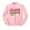 Pink, variant on Very Merry Engineer Sweatshirt Unisex Medium Pink