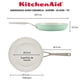 thumbnail image 4 of Sartén 25cm KitchenAid. Anodizado Duro, antiadherente cerámico. Verde Pistachio, 4 of 7