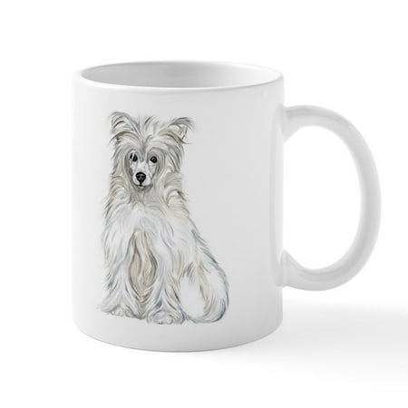 

CafePress - Chinese Crested Powder Puff Mug - 11 oz Ceramic Mug - Novelty Coffee Tea Cup