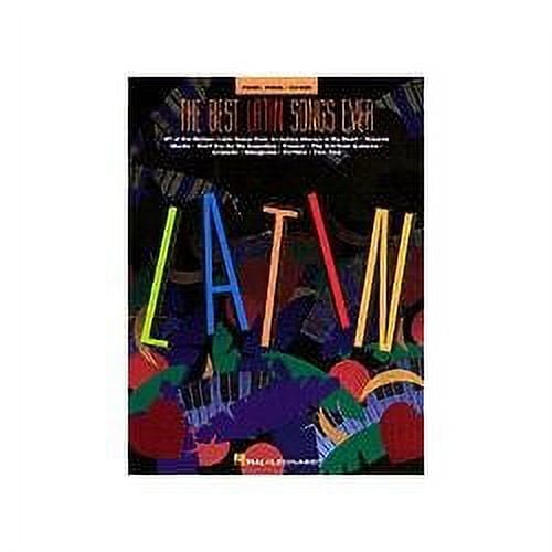 Hal Leonard The Best Latin Songs Ever Piano, Vocal, Guitar Songbook