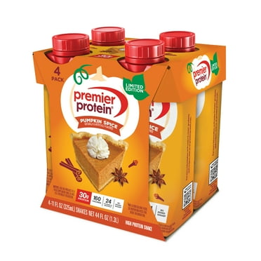 Premier Protein Shake, Pumpkin Spice, 30g Protein, 11 Fl Oz, 4 Ct