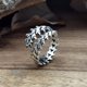 thumbnail image 2 of Sonducket Aberturas Anillo Punk Joyería Ajustable Anillos Encanto Hueso Conjunto Vintage Plateado Retro Fiesta Masculina Popular Pareja Tamaño Niño Ropa, zapatos y accesorios Miscelánea Sonducket AP015210-01, 2 of 6