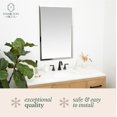 thumbnail image 7 of Hamilton Hills Commercial Contemporary Industrial Strength Wall Mirror Polished Stainless, 7 of 7