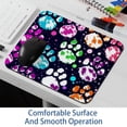 thumbnail image 6 of Dog Paw Print Square Desk Pad Mouse Pad, 8.3x9.8 Inch Non-Slip Rubber Bottom Printed Mousepad for Office and Gaming, 6 of 6