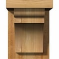 thumbnail image 2 of 6"W x 8"D x 8"H Yorktown Rough Sawn Corbel w/Backplate, Western Red Cedar, 2 of 9