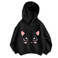 thumbnail image 2 of Bnwani Hoodies Girls Cotton Long Sleeve Fall Loose Sweatshirt Printed Pullover, 2 of 3