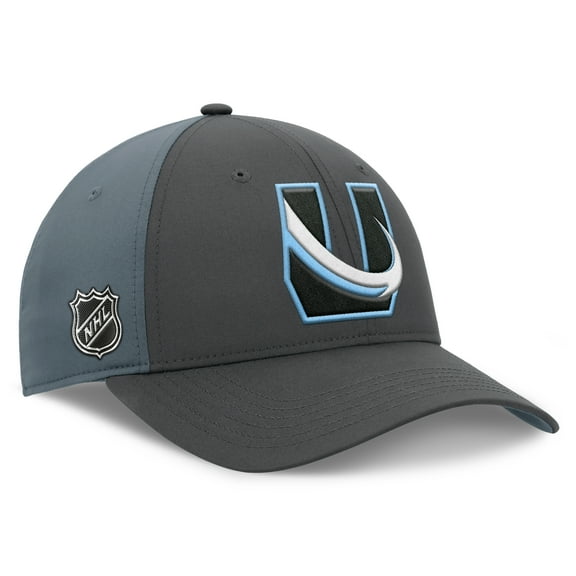 Men's Fanatics  Gray/Charcoal Utah Mammoth Alternate Logo Adjustable Hat