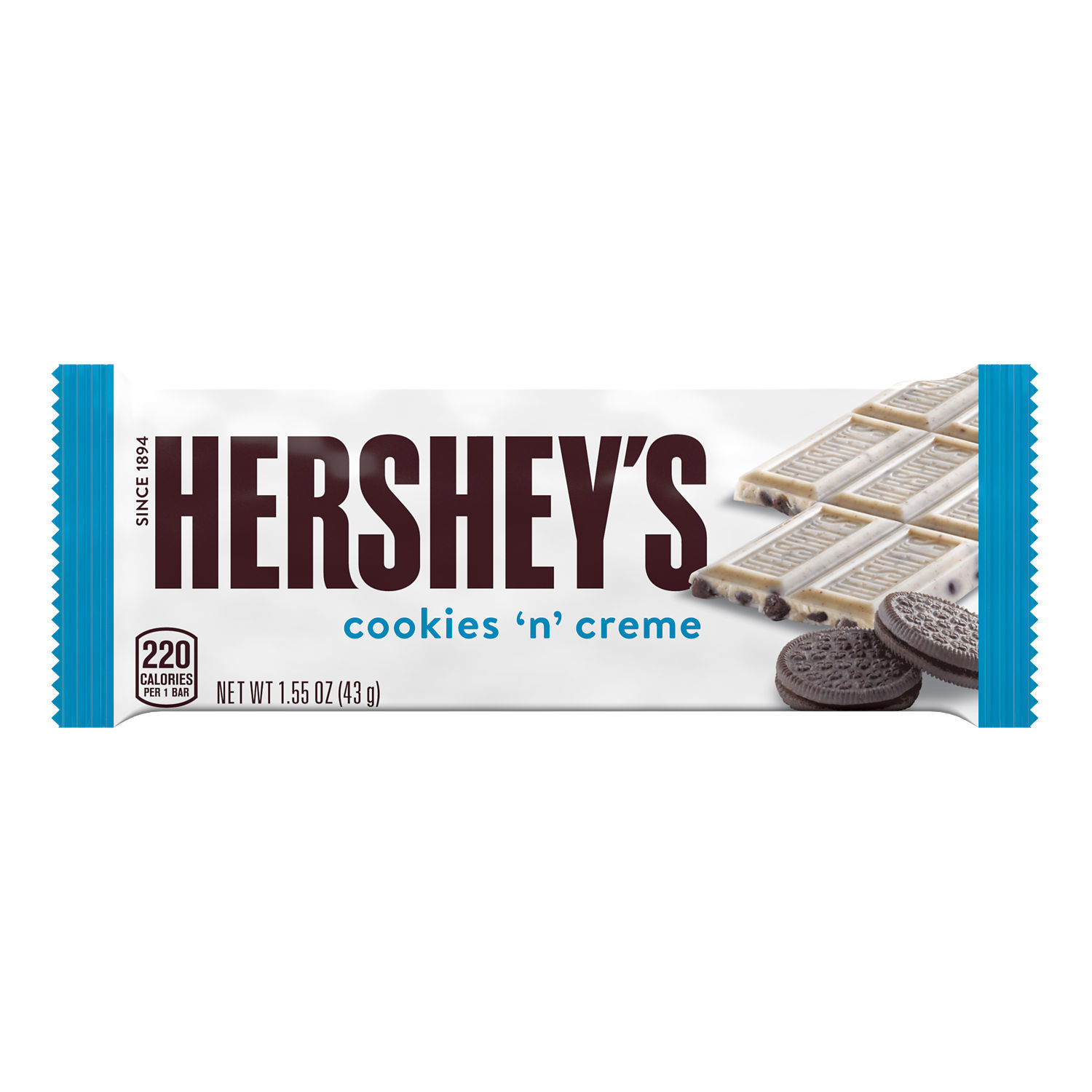 Hershey's Cookies 'n' Creme Candy, Bar 1.5 oz - image 2 of 9