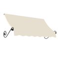 thumbnail image 1 of AWNTECH 6 ft. Charleston Scrolled Arm Style Door/Window Awning Fixed Outdoor Canopy 76.5 Inch W x 24 Inch H x 24 Inch Proj, Linen, 1 of 1