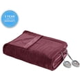 thumbnail image 2 of Beautyrest Plush Electric Blanket, Secure Comfort Technology, Red, Full, 2 of 5