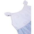thumbnail image 3 of Vestido Beebay Mix-Match con volantes azul de algodón, 5 años, 3 of 5