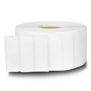 OfficeSmartLabels 1.5" x 0.5" Direct Thermal Labels, Zebra Compatible Labels (1 Roll, 2350 Labels Per Roll, 1 inch Core, White, 4" Diameter, Perforated)
