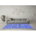thumbnail image 3 of Ahgly Company Indoor Rectangle Persian Blue Bohemian Area Rugs, 2' x 4', 3 of 4