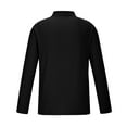 thumbnail image 3 of Lmnyox Men's Fashion Dressy Shirts Ribbed Stretchy Long Sleeve Collared Golf Shirt Casual Business Tops, 3 of 5