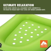 Ozark Trail Easy Float Inflatable Lounge, Green