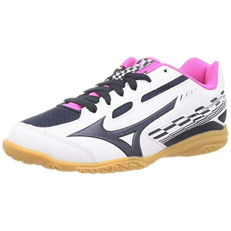 [Mizuno] Table Tennis Shoes Cross Match Sword White x Navy x Pink 22.0 cm 2E