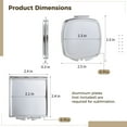 thumbnail image 2 of 12 Pcs Sublimation Pocket Mirrors – Double-Sided Travel Makeup Mirror Blanks for Heat Transfer, 2X Magnification, DIY Cosmetic Mirrors for Women, Square & Round-Cornered, 2 of 5