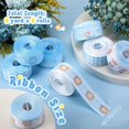 thumbnail image 3 of Baby Shower Bear-Themed Grosgrain Ribbon - 8 Rolls  7/8 Inch  Blue Craft Ribbon for Gift Wrapping  Party Decor & Diaper Cake  40 Yards Total, 3 of 5