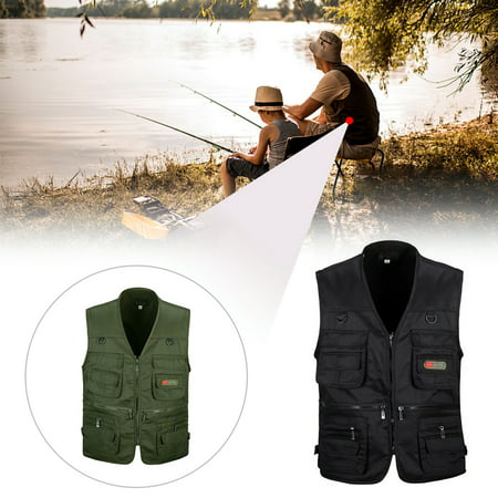Mens Quality Bodywarm Waistcoat Safari Gilet Jacket Winter Outdoor Fishing Hunting Utility