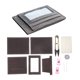thumbnail image 1 of Kits de estuche para monedas con soporte para tarjetero de cuero con 3 bolsillos para bricolaje Haga su bolso para tarjetas de cuero Gris claro Macarena Fabricación de tarjeteros de bricolaje, 1 of 8