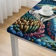 thumbnail image 4 of nygtbtfer Fitted Round Tablecloths Table ,Summer Marine Sea Turtle on White Elastic Edged Table Cloth for Kitchen Dining Holiday Party Tables Decor,Watercolor Seaweed Coral, 4 of 7