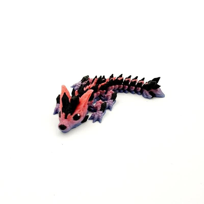 6 Pack Small Mystery Dragon Eggs, 3D Printed Dragon Eggs with Fully Articulated and Colored Dragon Inside, Unique Mystery Dragons for Easter Fun, Easter Basket Stuffers