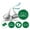 Dark Green, variant on Darling Souvenir Green 190 Pieces Baby Shower Favor Stickers - Mini Candy Stickers & Chocolate Wrapper Labels for Party Favors & Decorations