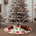 thumbnail image 4 of Sikiie Tomatoes Nativity Christmas Tree Skirt, Jesus Christian Winter Holiday Tree Mat Decoration(30-48IN)36", 4 of 6