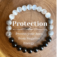 thumbnail image 3 of White Eye Stone Mapa Natural Piedra Cuentas Pulseras hechas a mano de alta joyería para hombres y mujeres pulseras de cristal, 3 of 7