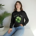 thumbnail image 4 of Four Leaf Clover St Patricks Day Women's Sweatshirt Irish Shirt, 4 of 4