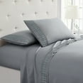 thumbnail image 2 of Spirit Linen Home Est. 1988 Lace Microfiber Sheet Set - Twin, Grey, 2 of 5