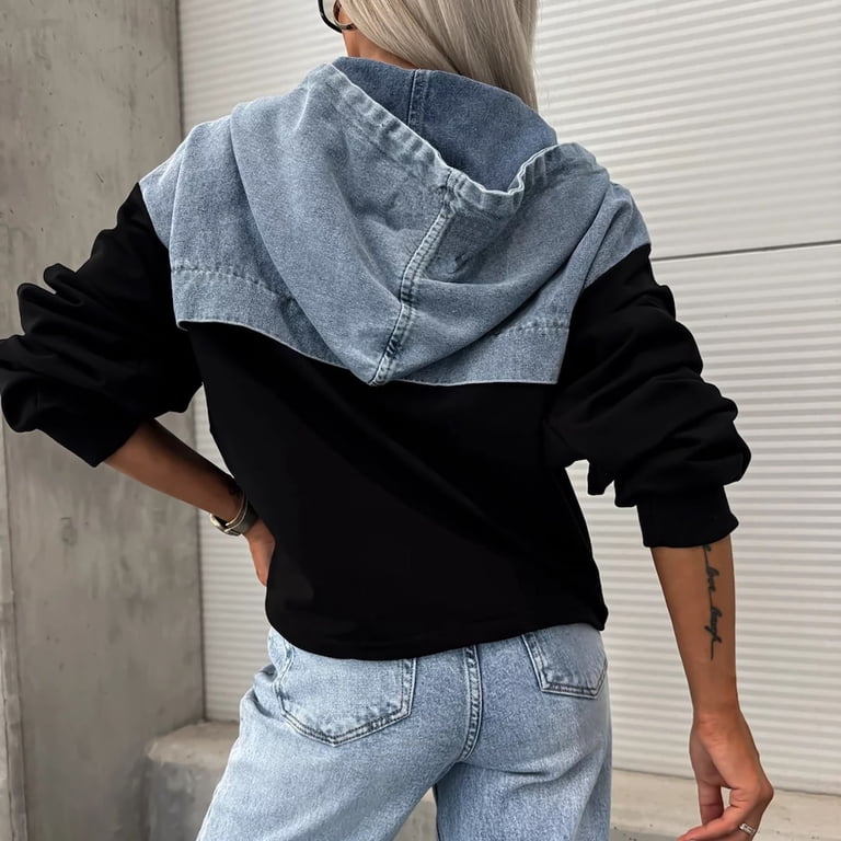 Clothes Jean Jacket Over Hoodie Girl Vetements X Levi