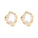 thumbnail image 2 of HomeKingdee Personality Paper Clips Fashion Earrings - Geometric Pearl Design Multicolor Plastic for Women Jewelry Gifts, 2 of 5