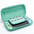 thumbnail image 5 of Portable Storage Case (green Leaf) For Nintendo Switch Lite Models Durable Hard Shell Game Storage Handbag Portable Travel Bag Pu Bag, 5 of 5