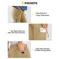 thumbnail image 4 of Pantalones cargo de senderismo TBMPOY, ligeros y resistentes al agua para mujer, 4 of 6