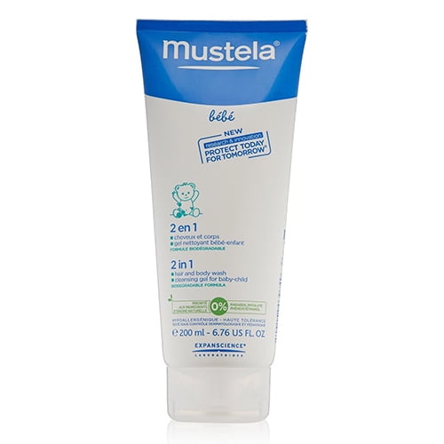 Mustela 2in1 Hair and Body Baby Wash (6.7 Fl. Oz.)