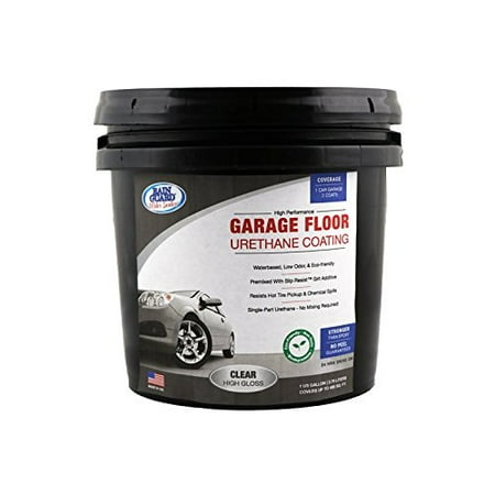 floor sealer garage urethane clear covers ready use sealant gallon sq concrete ft 1508 sealers gloss guard sp rain single