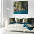 thumbnail image 2 of Designart Beautiful Turkey Tropical Beach - Landscape Printed Throw Pillow - 18x18, 2 of 4
